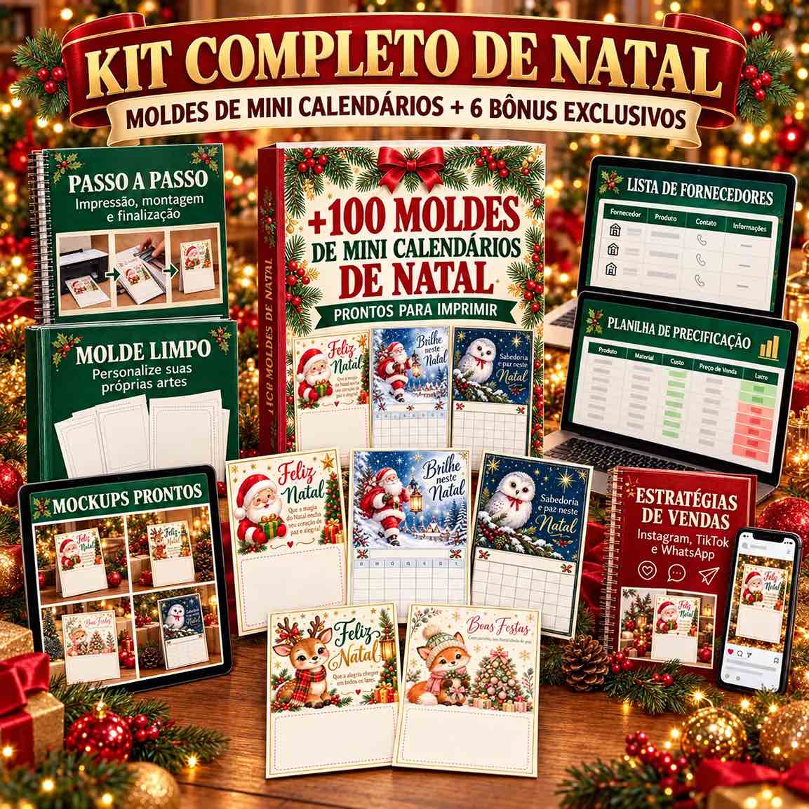 Mockup completo do produto