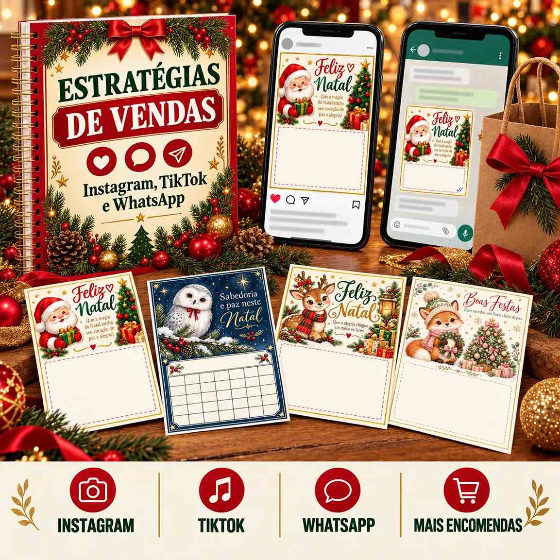 Estratégias de Vendas no Instagram, TikTok e WhatsApp